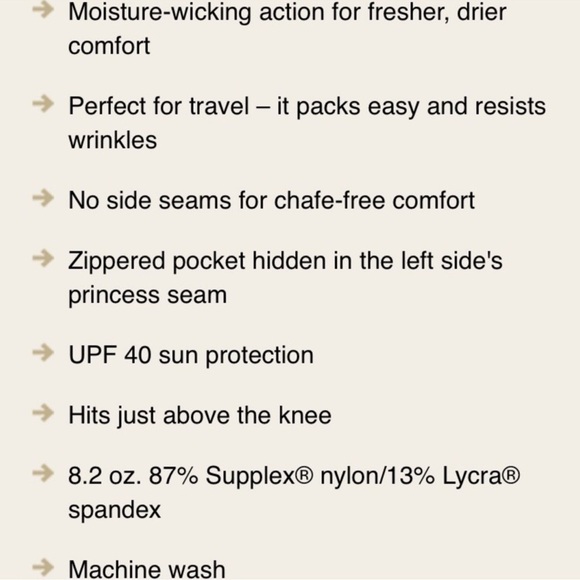 DULUTH Trading Co NoGA Active Classic Short Sleeve Dress Small UPF Supplex Blend - Picture 9 of 9